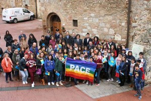 I bambini in piazza a San Gimignano