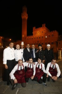 Il gruppo in Piazza del Campo