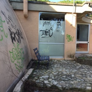 Graffiti in Piazza d'Armi