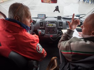 Durante l'esame (foto di Mirco Mugnai)