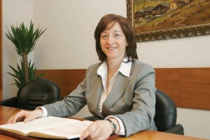 La presidente Mara Moretti