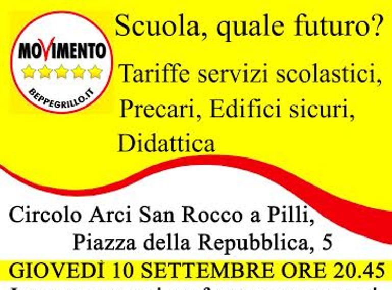 Sulla “Brutta scuola” di Renzi un incontro a Sovicille del M5S