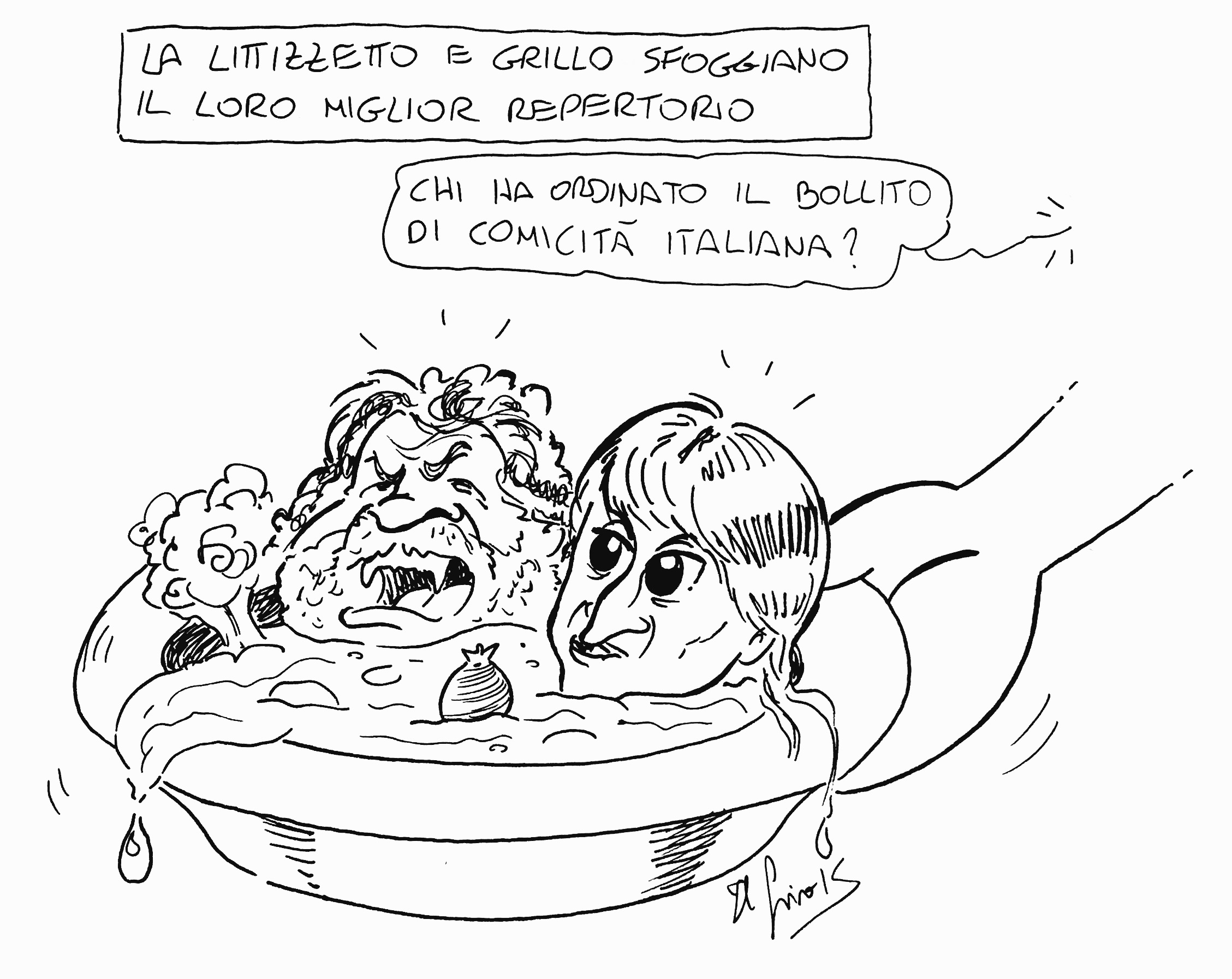 La vignetta di Luca