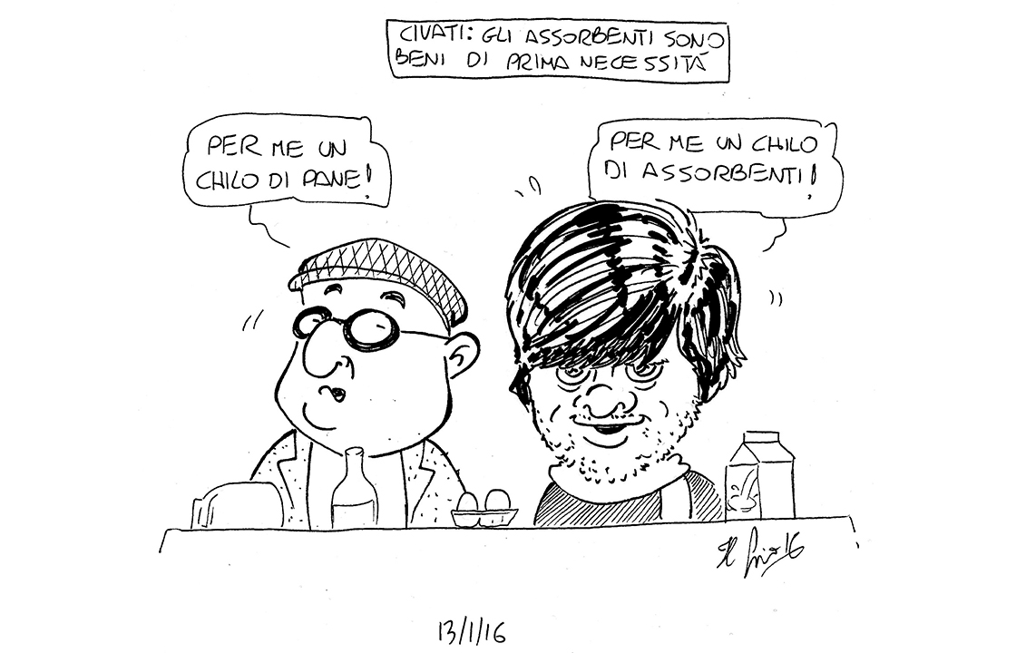 La vignetta di Luca