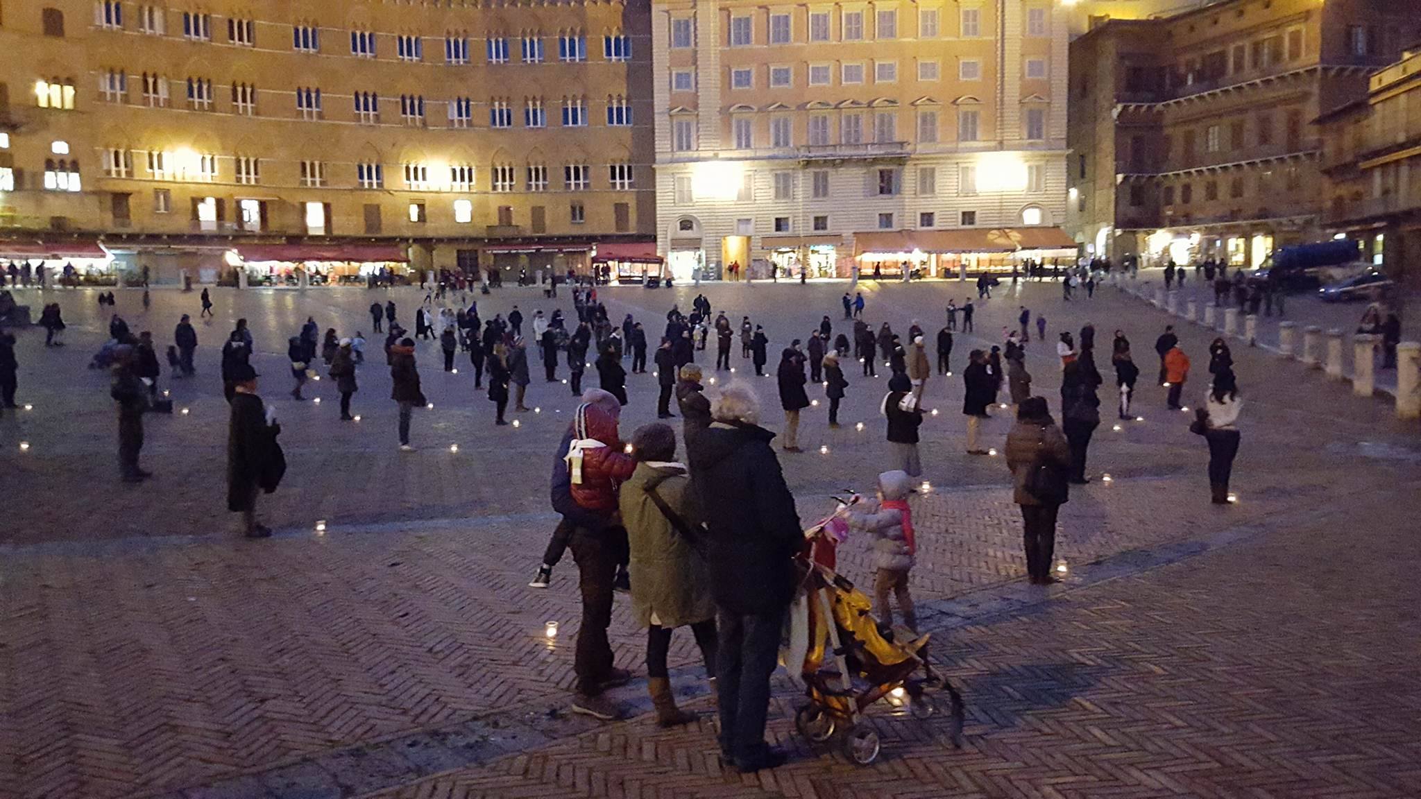 Anche FdI ha partecipato alla manifestazione in piazza del Campo