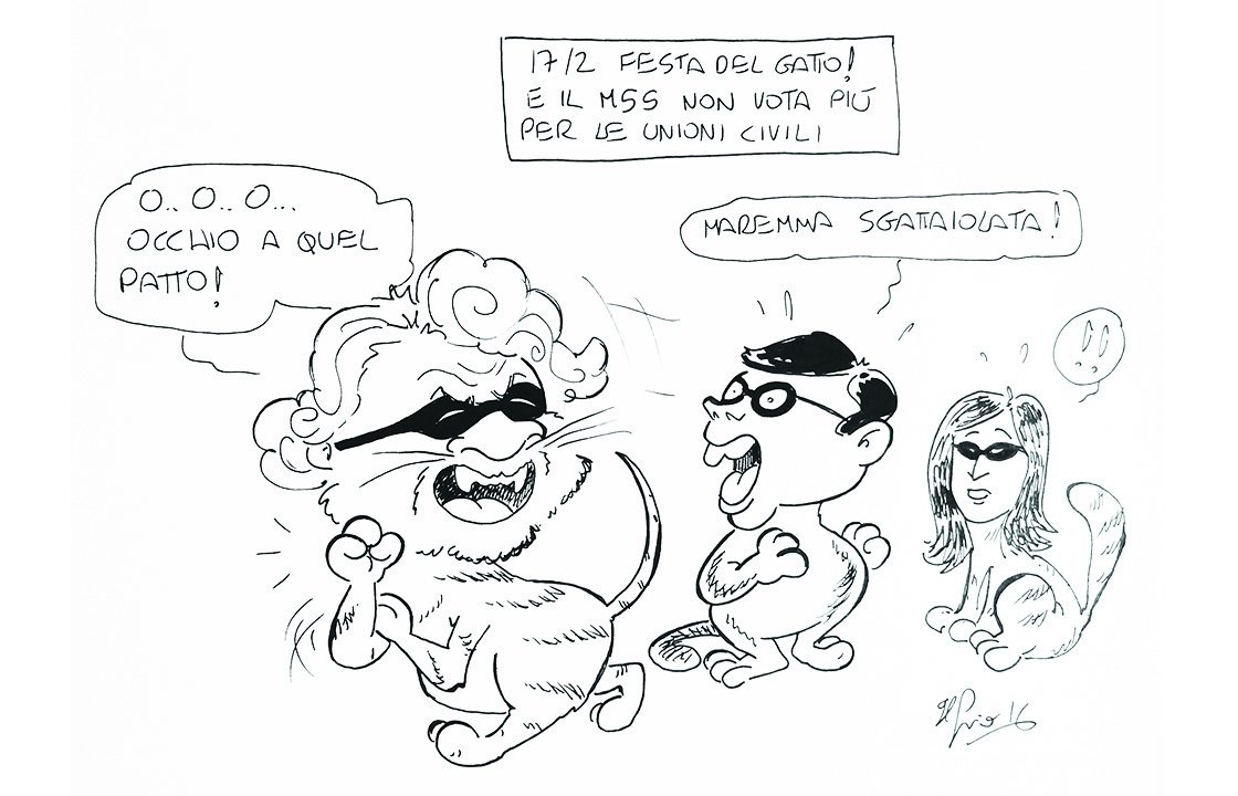 La vignetta di Luca