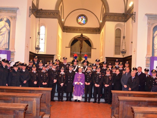 I Carabinieri hanno celebrato il precetto pasquale