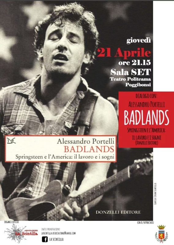 A Poggibonsi Alessandro Portelli presenta “Springsteen e l’America”