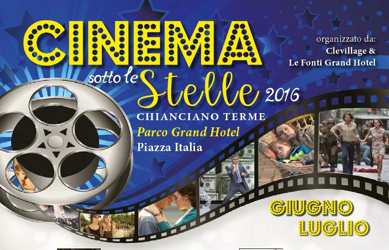 Cinema sotto le Stelle: a Chianciano Terme al Parco Grand Hotel