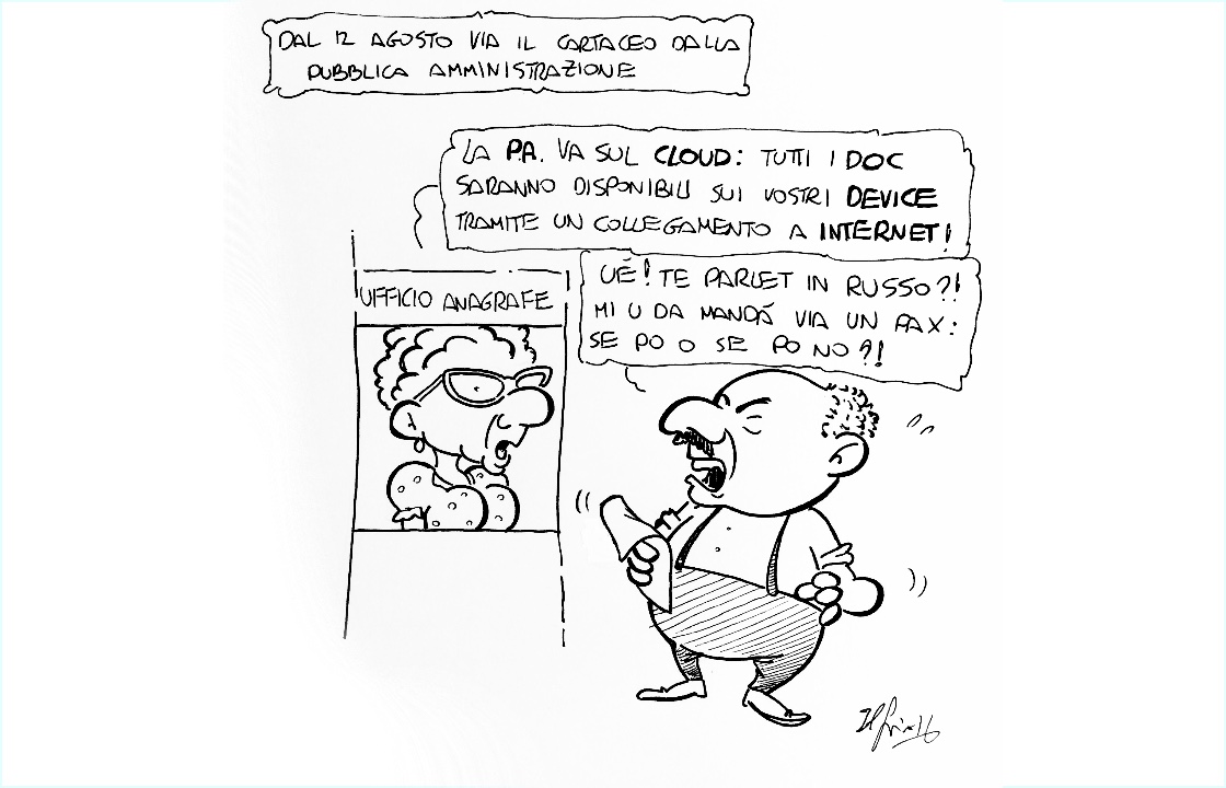 La vignetta di Luca