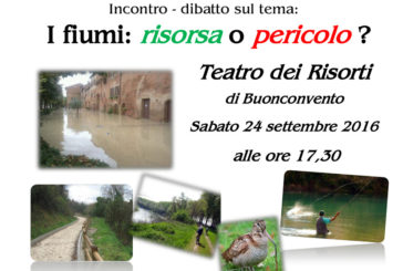 Buonconvento: “I fiumi: risorsa o pericolo?”