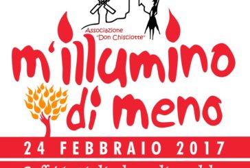 M’Illumino di Meno 2017 con Don Chisciotte​