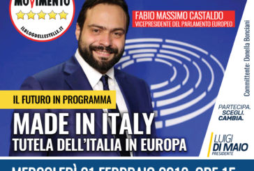 Fabio Castaldo, vicepresidente del Parlamento europeo in visita a Siena