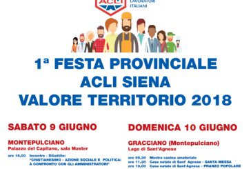 E’ tempo di Festa provinciale Acli Siena