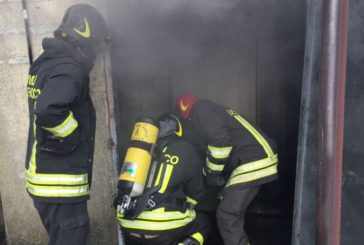 Fuoco nella cabina Enel del Consorzio agrario di Siena ad Arezzo