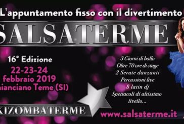 Al via la 16° edizione di Salsaterme a Chianciano