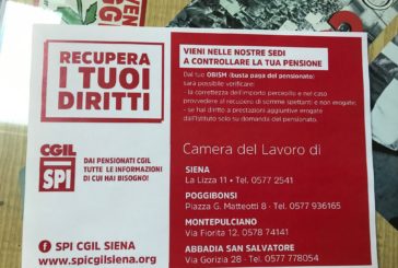 Spi Cgil: “I pensionati non possono sapere quanto percepiscono”