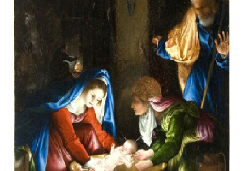 Nel cortile rinascimentale nuovamente esposta la “Natività” di Lorenzo Lotto