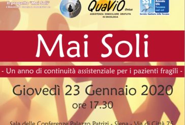 “Mai soli”: il progetto compie un anno. E si stila il primo bilancio