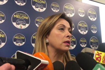 Regionali, Meloni “Fdi unico partito che cresce”