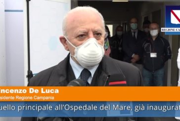 Terapie intensive, De Luca: “Ci stiamo preparando per settembre-ottobre”