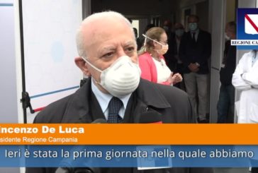 Campania, De Luca “Evitiamo assembramenti o si riaccende epidemia”