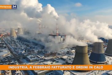 Industria, a febbraio fatturato e ordini in calo