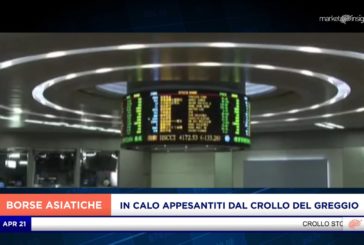 MERCATI ASIATICI IN CALO APPESANTITI DAL CROLLO DEL GREGGIO