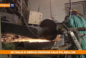 In Italia e Grecia peggior calo Pil dell’Ue