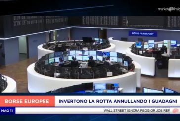 PEGGIORA L’EUROPA A METÀ SEDUTA, MILANO RESISTE ALLE VENDITE