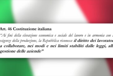 Ugl “Coinvolgere i lavoratori nella gestione aziendale”