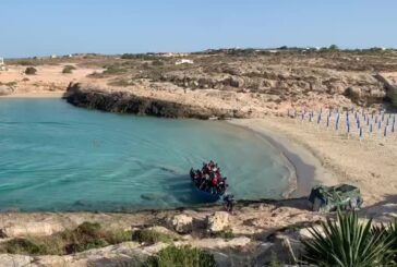 Sbarco di migranti a Lampedusa