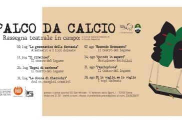 “Palco da calcio”, a San Miniato arriva il teatro in un campo sportivo