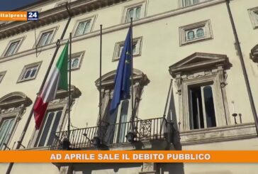 Ad aprile sale il debito pubblico