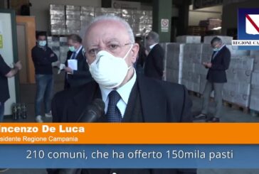 De Luca “Banco Alimentare a Fisciano tra le cose più belle”