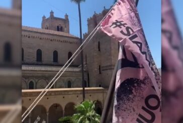 L’omaggio di Monreale alla promozione del Palermo in serie C