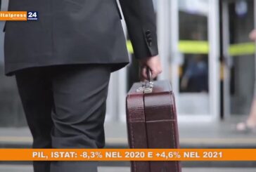 Pil, Istat: -8,3% nel 2020 e +4,6% nel 2021