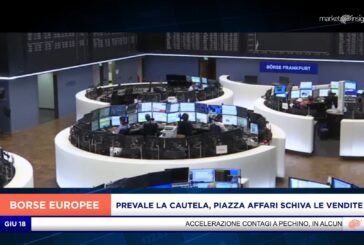 PREVALE LA CAUTELA SUI LISTINI EUROPEI