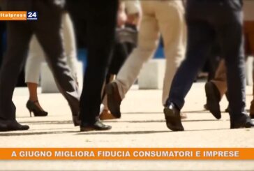 A giugno migliora fiducia consumatori e imprese