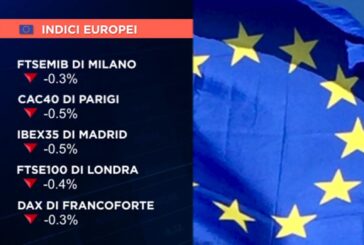 APERTURA IN RIBASSO PER LE BORSE EUROPEE