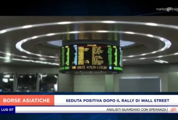 ASIA POSITIVA DOPO IL RALLY DI WALL STREET VENERDÌ