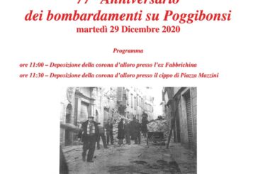 Poggibonsi ricorda i 77 anni dai bombardamenti del ‘43