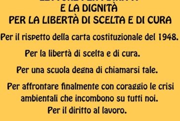 R2020 in piazza per chiedere il ripristino delle libertà democratiche