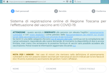 Vaccini: online il portale per la registrazione degli estremamente vulnerabili