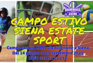 Al via i campi estivi del Baseball Club Siena