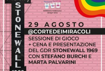 A Siena presentazione di  “Stonewall 1969 – A War Story “