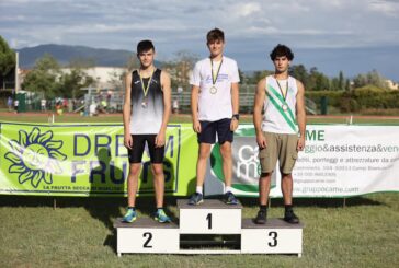 Duccio Bernardi campione toscano cadetti nel lancio del disco