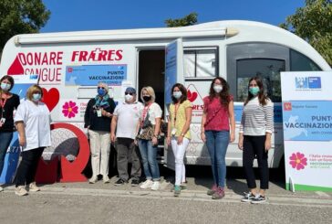 Il camper vaccinale dell’Asl Toscana SE prosegue il viaggio sulle strade senesi