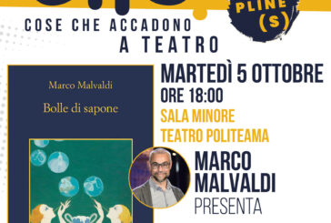 Al Politeama Marco Malvaldi presenta “Bolle di Sapone”