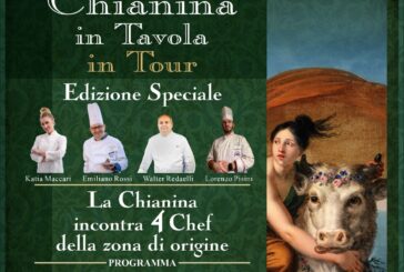 “Chianina in tavola in tour”: 4 cene con il Vitellone Bianco dell’Appennino IGP